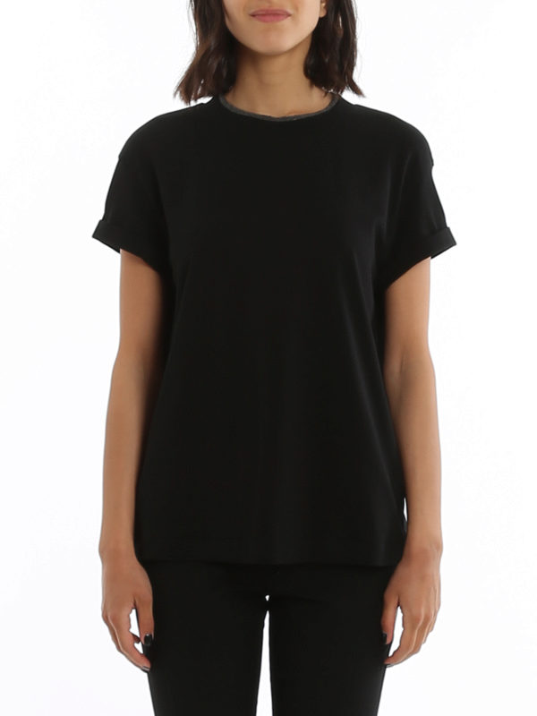 The Best Shops BRUNELLO CUCINELLI: T-shirts - T-Shirt - Schwarz